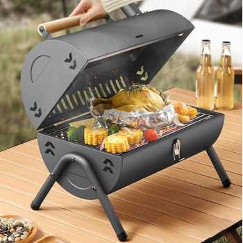 Xbess Alat Panggang Arang Portable BBQ Outdoor Grill Stove - K-707