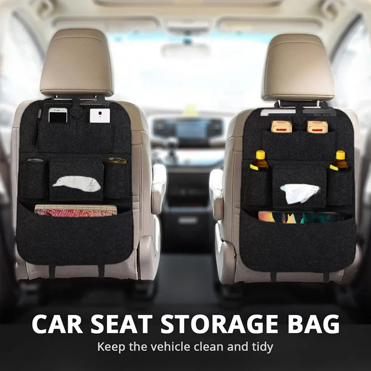 AUMOHALL Organizer Barang Gantungan Kursi Mobil Car Seat Organizer - 0706 Gambar produk AUMOHALL Organizer Barang Gantungan Kursi Mobil Car Seat Organizer - 0706