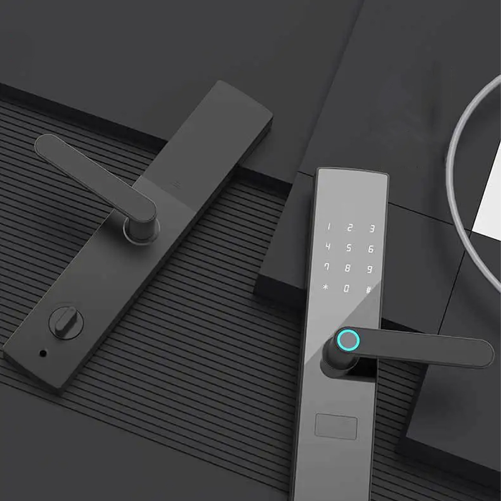 TaffHOME Smart Door Lock Fingerprint Password Card TTLock App - F15 Gambar produk TaffHOME Smart Door Lock Fingerprint Password Card TTLock App - F15