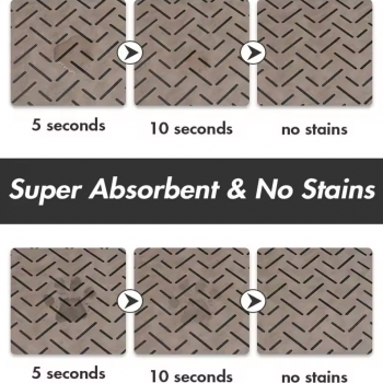 Gambar produk PAWLAND Alas Tempat Makan Kucing Anjing Feeding Mat Anti Slip 30x50cm - PL-10