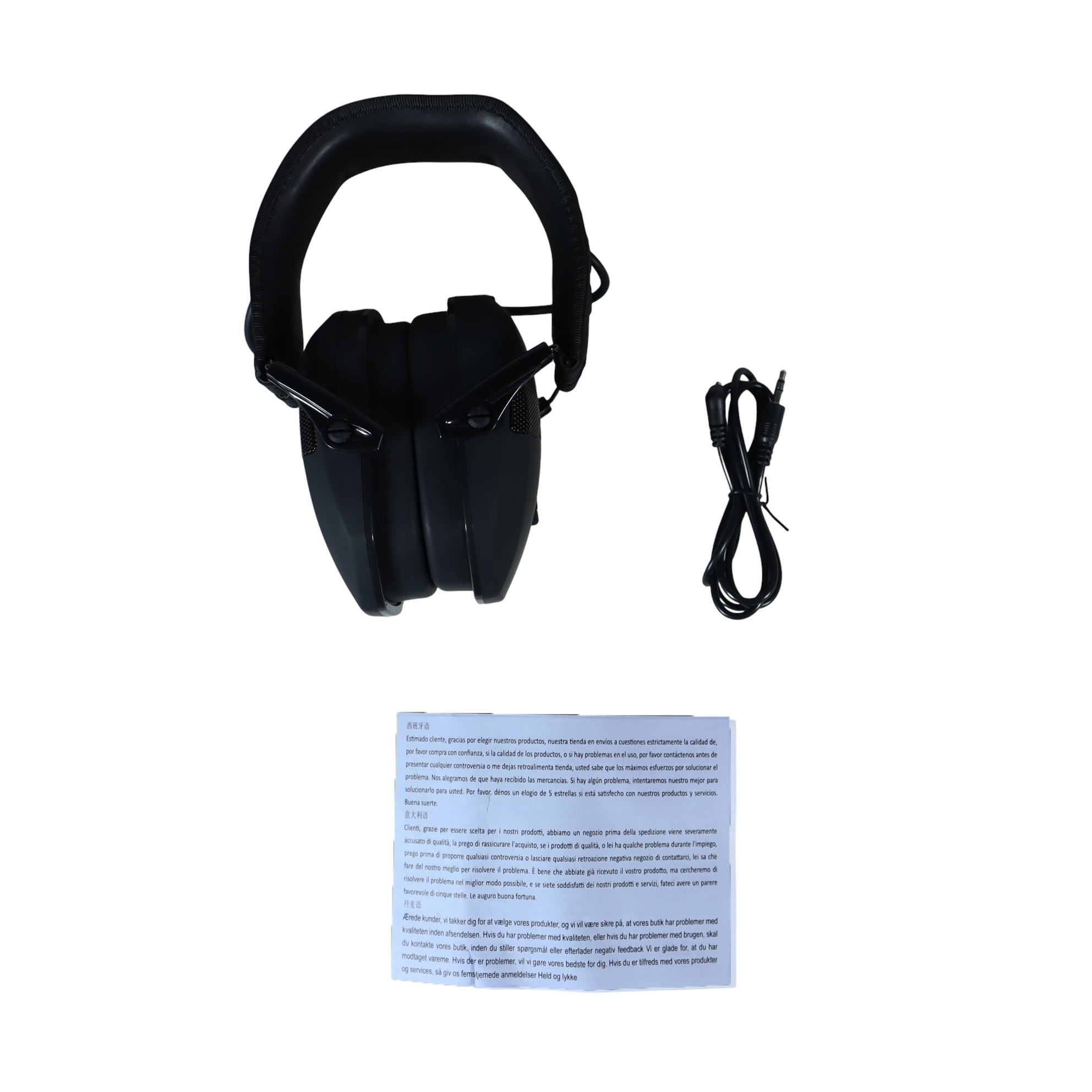 TANGLI Penutup Telinga Earmuff Electric Tactical Shooting Headphone - TG-22 Gambar produk TANGLI Penutup Telinga Earmuff Electric Tactical Shooting Headphone - TG-22