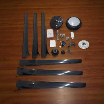 Gambar produk SOVE Kipas Angin Gantung Lampu LED Tri Color 100 Inch with Remote - SW222