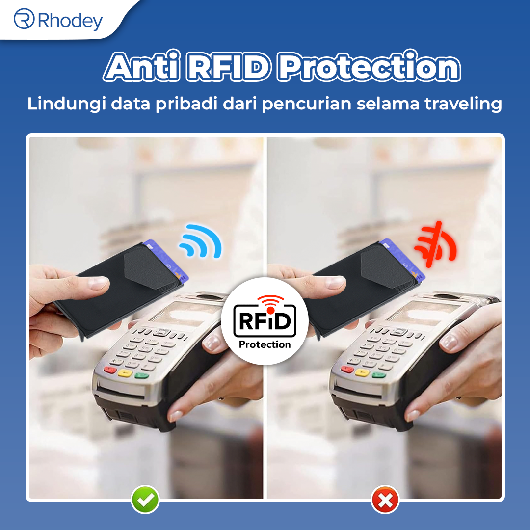 Gambar produk Rhodey Dompet Kartu Slim Slider Aluminium Anti RFID - G883