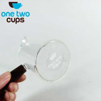 Gambar produk One Two Cups Gelas Takar Kopi Espresso Measuring Double Mouth 150ml - JK-150