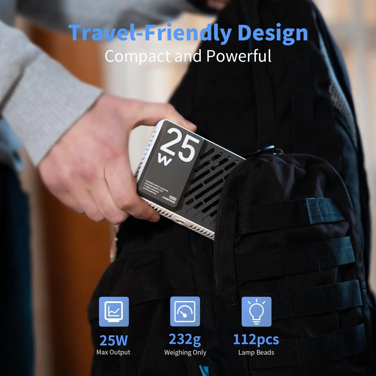 ZHIYUN CINEPEER Lampu Fill Light Fotografi LED 3in1 Color 4000mAh 25W - CM25 Gambar produk ZHIYUN CINEPEER Lampu Fill Light Fotografi LED 3in1 Color 4000mAh 25W - CM25