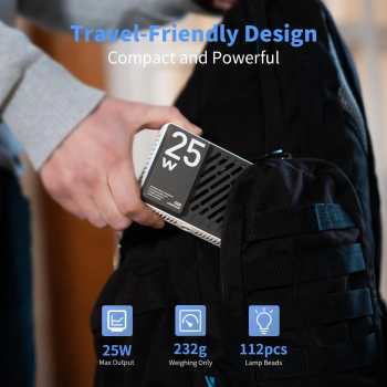 Gambar produk ZHIYUN CINEPEER Lampu Fill Light Fotografi LED 3in1 Color 4000mAh 25W - CM25