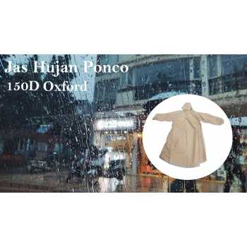 RAINGO Jas Hujan Ponco Anti Rembes 150D Oxford Waterproof Raincoat - MT45
