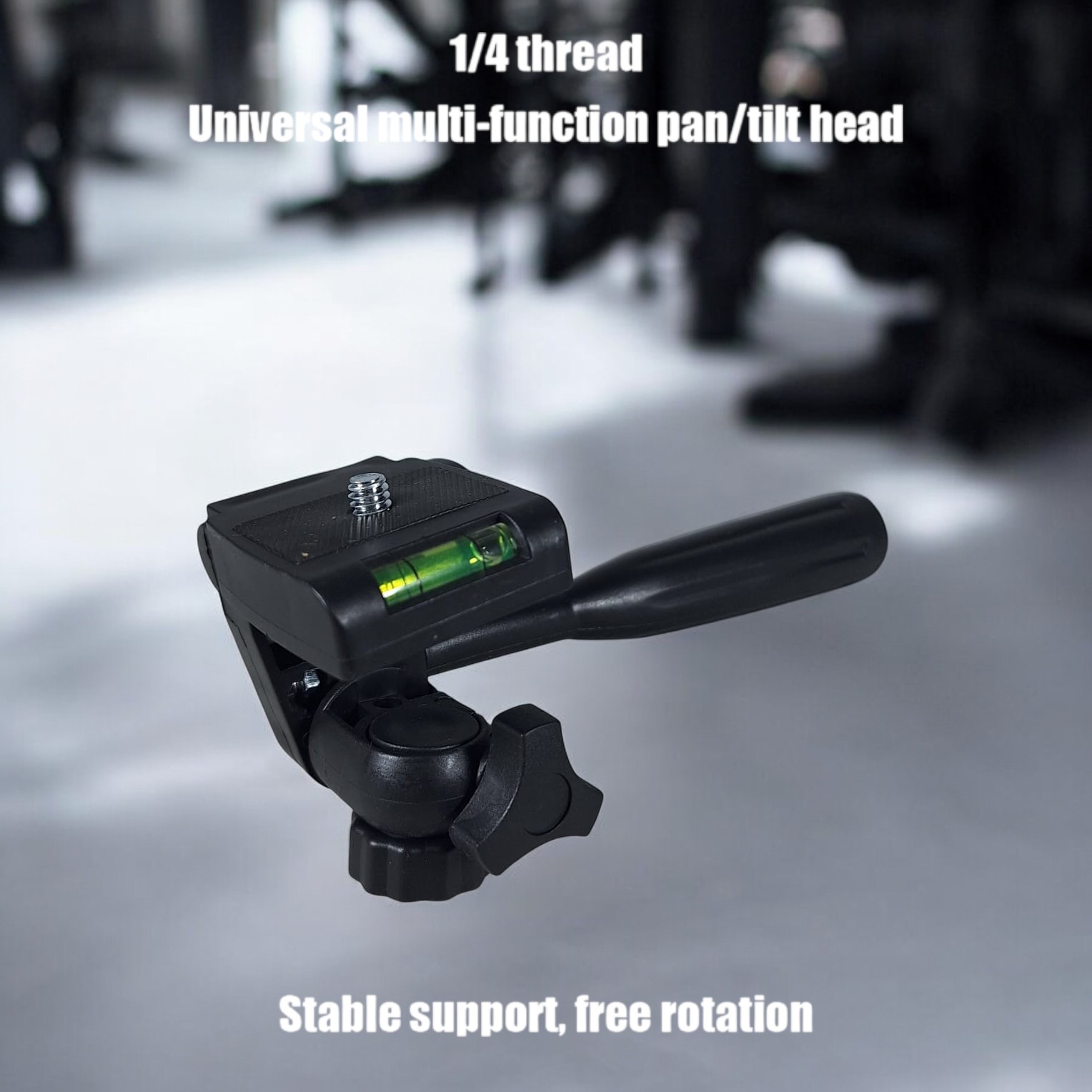 MovingMic Tripod Head Gimbal Phone Camera Micro SLR 360 Degree Rotate - MV05 Gambar produk MovingMic Tripod Head Gimbal Phone Camera Micro SLR 360 Degree Rotate - MV05