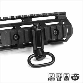 Gambar produk WildSpo QD Sling Swivel Picatinny Rail Mount Quick Release 20mm - WS-20