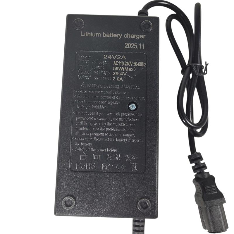 ALASICKA Adaptor Charger Baterai Skuter Sepeda Listrik 29.4V 2A - 24V2A Gambar produk ALASICKA Adaptor Charger Baterai Skuter Sepeda Listrik 29.4V 2A - 24V2A