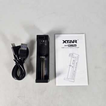 Gambar produk XTAR Charger Baterai 1 Slot 14500 18650 18650 Li-Ion 3.7V LCD Type C - ANT MC1 Plus