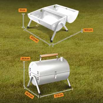 Gambar produk Xbess Alat Panggang Arang Portable BBQ Outdoor Grill Stove with Pan - K-707