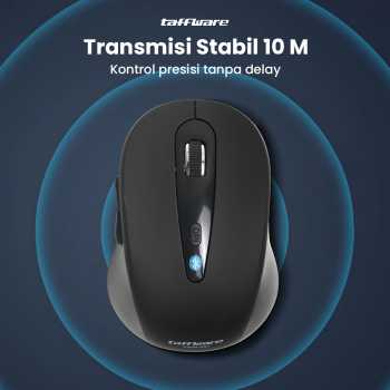 Gambar produk Taffware Mouse Bluetooth Wireless Optical Ergonomic Design 1600DPI - PWM-601
