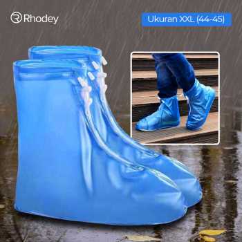 Rhodey Jas Hujan Sepatu Anti Air Shoes Cover PVC with Zipper - FV031