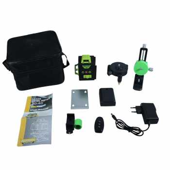 Gambar produk MAXLIGHT Laser Level Self Leveling 3D 360 Degree 12 Line 520nm 2400mAh - MP3-12G