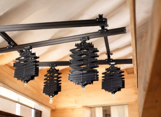 YIXI Rel Gantung Lampu Studio Fotografi Skytrack 4 Rel 4 Pantograf 3M - 443M Gambar produk YIXI Rel Gantung Lampu Studio Fotografi Skytrack 4 Rel 4 Pantograf 3M - 443M