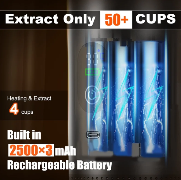 ABY Mesin Kopi Kapsul Espresso Elektrik 3in1 Electric Wireless Heating - T35067 Gambar produk ABY Mesin Kopi Kapsul Espresso Elektrik 3in1 Electric Wireless Heating - T35067