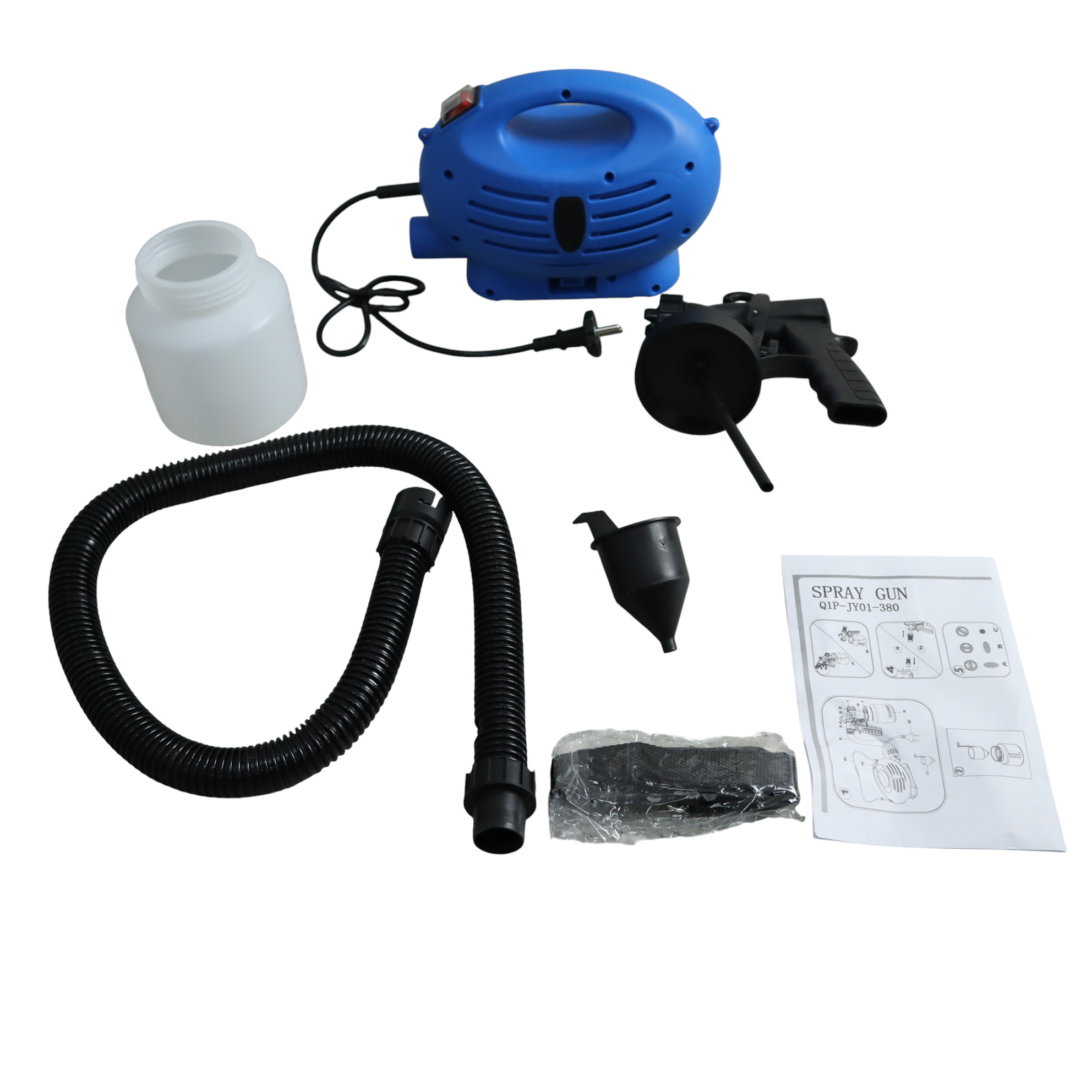 KHANAK Semprotan Cat Elektrik Paint Spray Gun High Pressure 650W - Q1P-JY01-380 Gambar produk KHANAK Semprotan Cat Elektrik Paint Spray Gun High Pressure 650W - Q1P-JY01-380