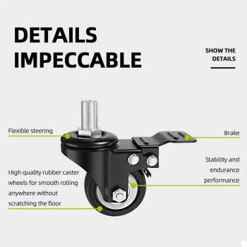 Gambar produk IBOWZ Bracket TV Floor Stand Wheel VESA 600x400 for 32-65 Inch TV - 1500B