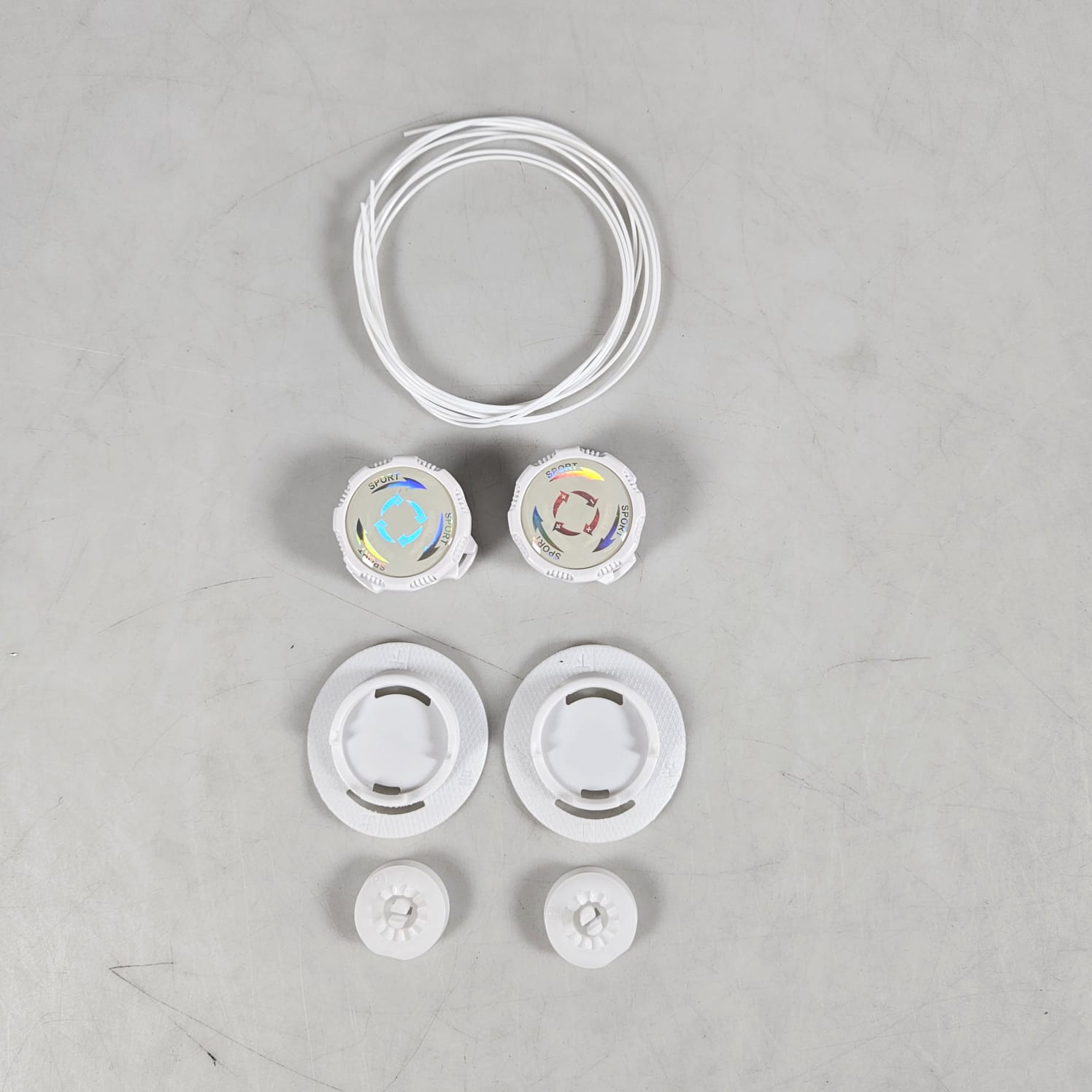 Silenching Tali Sepatu Putar Automatic Rotating Shoelace Buckle - INU66-A Gambar produk Silenching Tali Sepatu Putar Automatic Rotating Shoelace Buckle - INU66-A