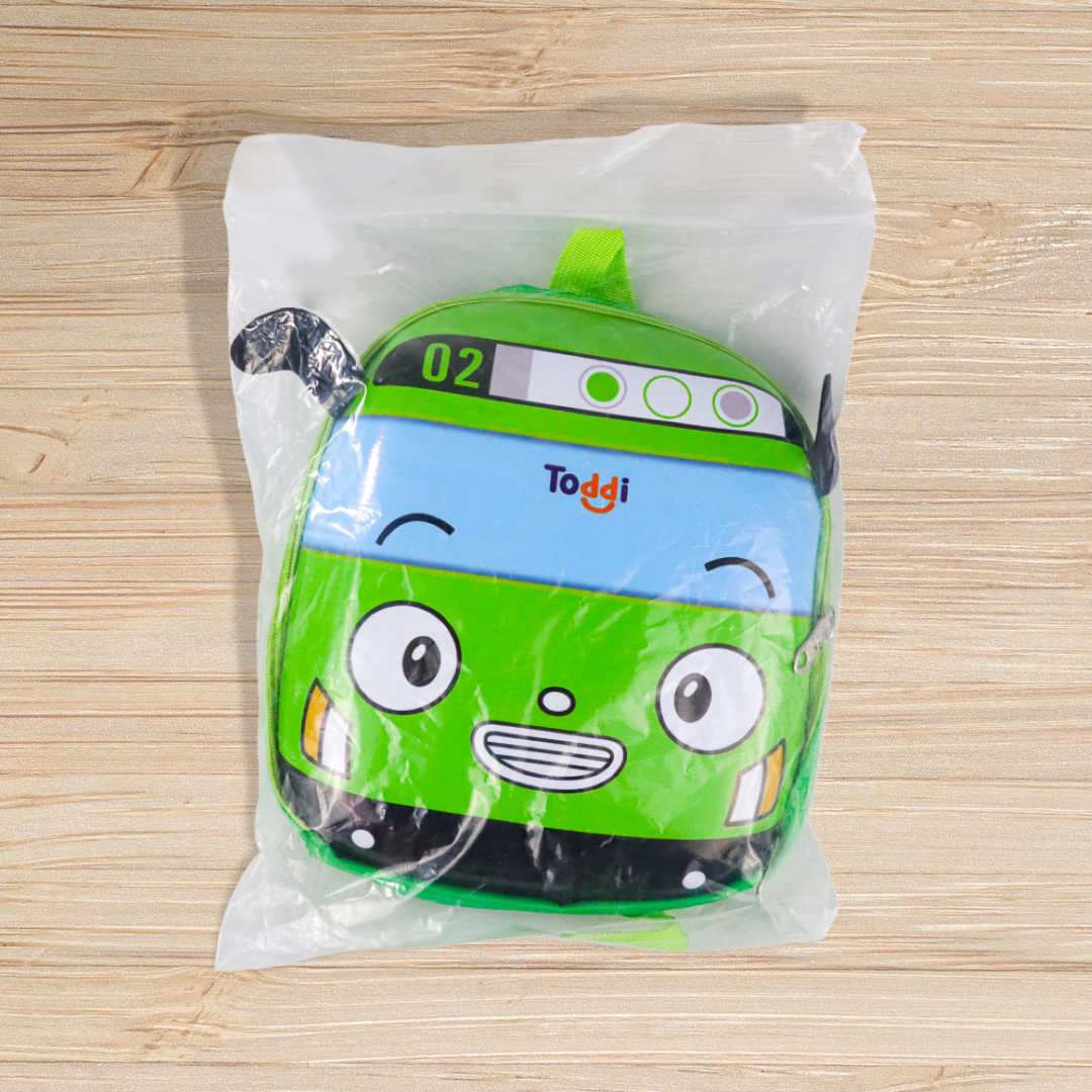 Toddi Tas Ransel Sekolah Anak Backpack Model Bus Tayo - E-300 Gambar produk Toddi Tas Ransel Sekolah Anak Backpack Model Bus Tayo - E-300