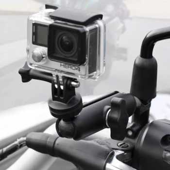 Gambar produk MOTOWOLF Mounting Holder Action Camera Motorcycle Ball Sleeve - MT9