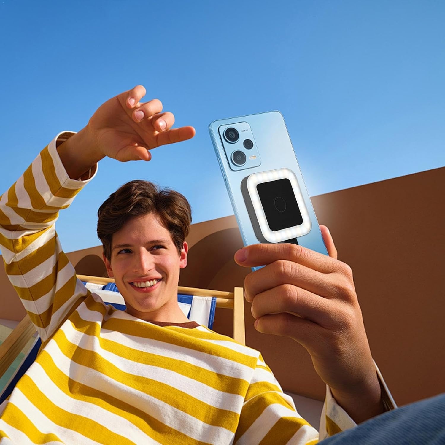 CAMOLO Lampu Fill Light Magnetic 3in1 Color Flip Design 300mAh 3W - V18 Gambar produk CAMOLO Lampu Fill Light Magnetic 3in1 Color Flip Design 300mAh 3W - V18