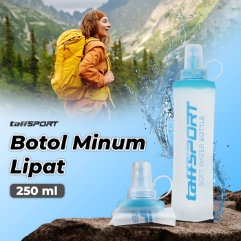 TaffSPORT Botol Minum Soft Flask Foldable Sport Water TPU - TF-25