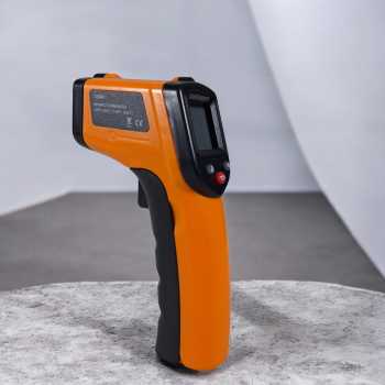 Gambar produk Taffware Termometer Industrial Digital Thermogun Infrared Backlit LCD - CX6001