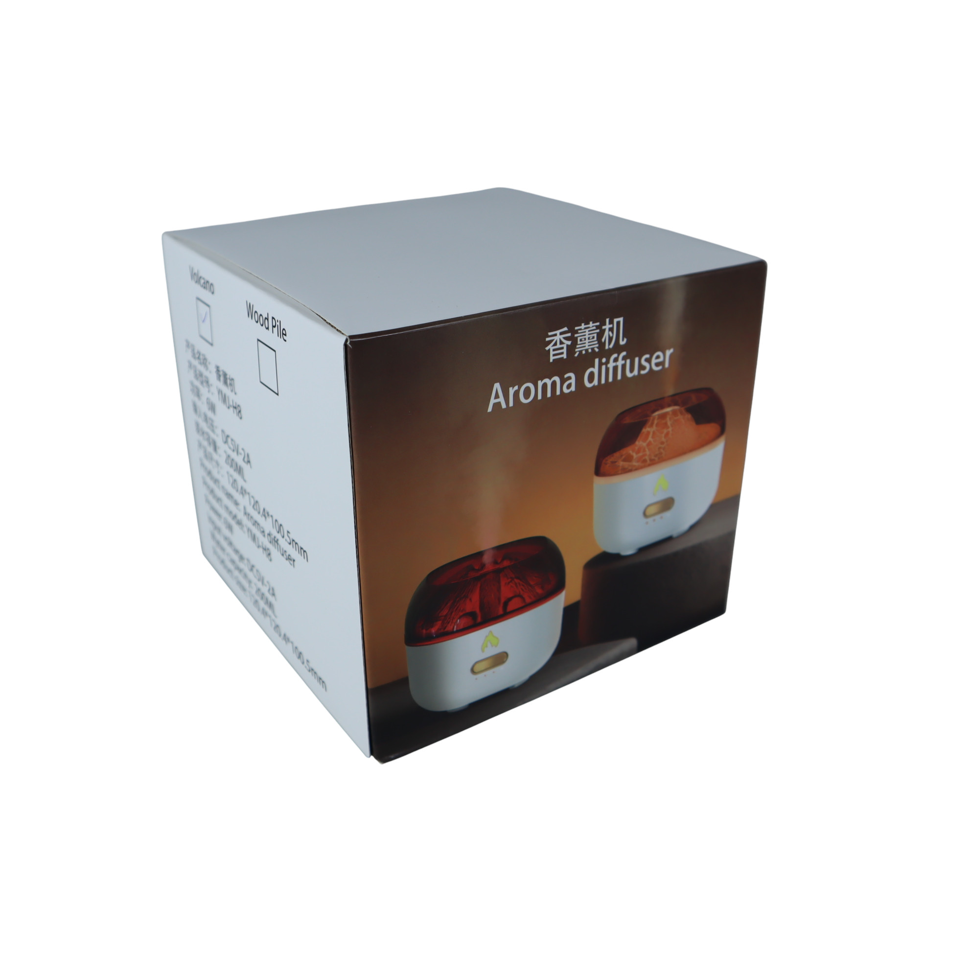 Gambar produk NEWSTYLE Air Humidifier Aromatherapy Aesthetic Volcano Diffuser 200ml - YMJ-H8