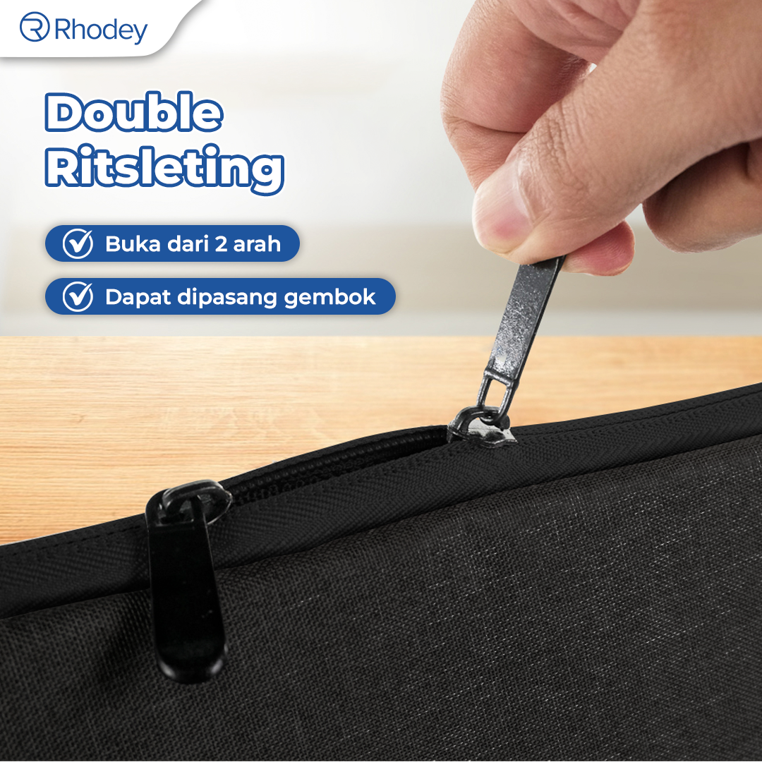 Rhodey Sleeve Case Laptop Waterproof Polyester Neoprene Bag 11/12 Inch - L123F Gambar produk Rhodey Sleeve Case Laptop Waterproof Polyester Neoprene Bag 11/12 Inch - L123F