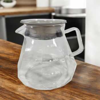 Gambar produk One Two Cups Teko Kopi Coffee Server V60 Drip Pour Over Borosilicate - LS048