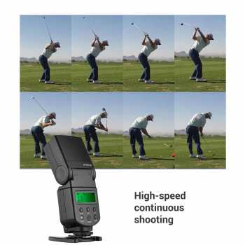 Gambar produk Andoer Flash Camera Speedlite LED Light GN40 5600K DSLR Canon Nikon - L201