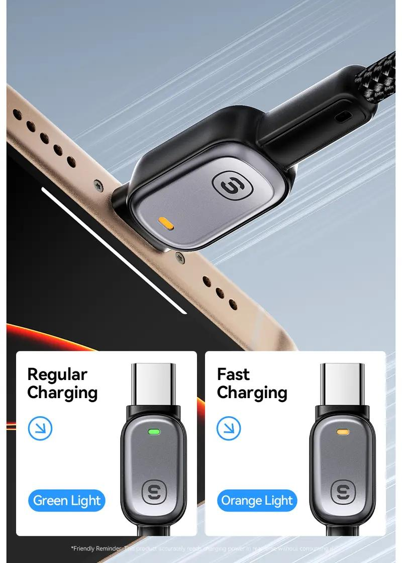 ESSAGER Charging Cable USB Type C to USB Type C 480Mbps 60W 1M - EXCTT2-CZ0G-P Gambar produk ESSAGER Charging Cable USB Type C to USB Type C 480Mbps 60W 1M - EXCTT2-CZ0G-P