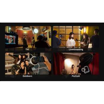 Gambar produk Zhiyun Cinepeer Lampu Flash Fill COB Light Tricolor 100W 4500mAh - CX100