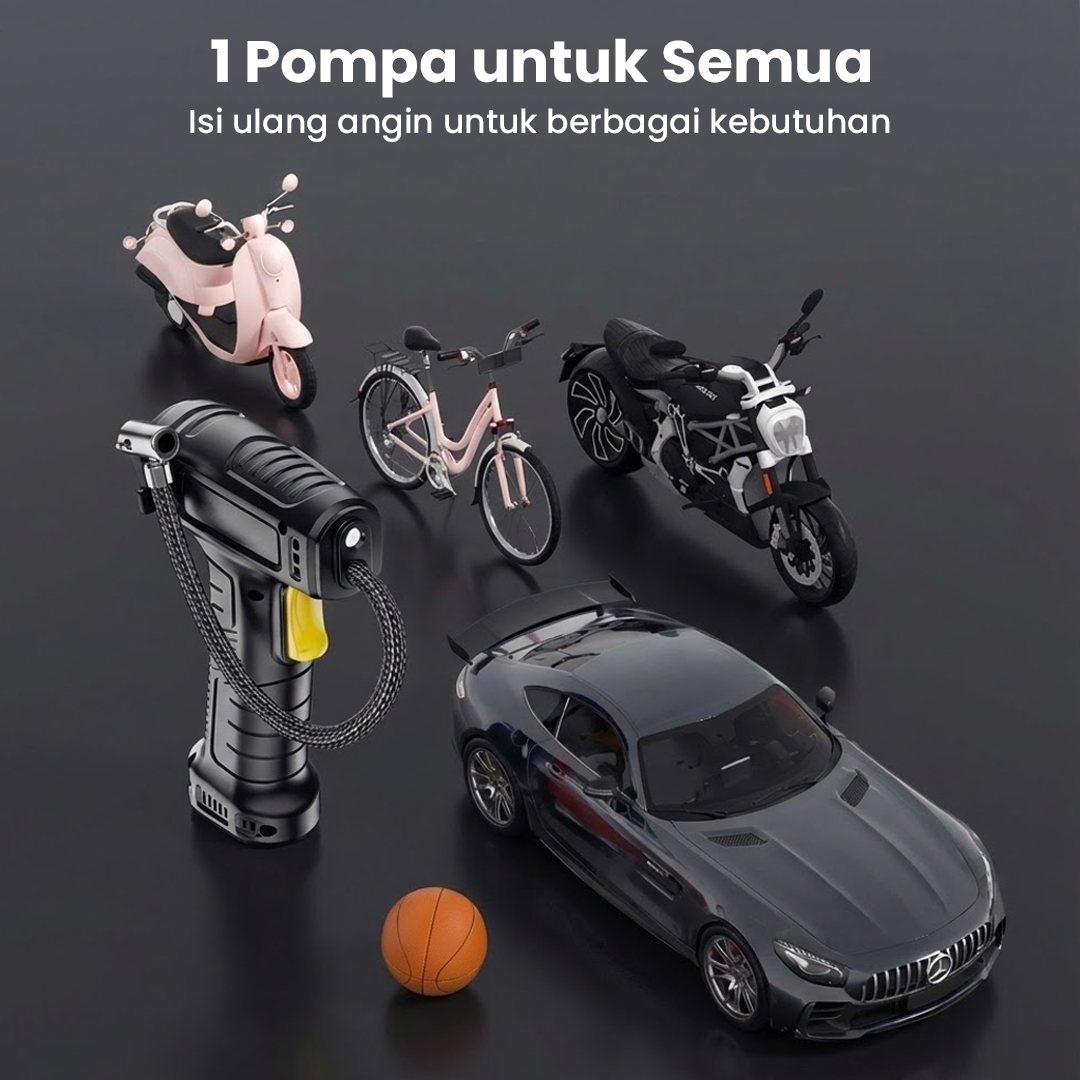 SUITU Pompa Ban Elektrik Portable Air Compressor DC 12V 150 PSI - ST-5007 Gambar produk SUITU Pompa Ban Elektrik Portable Air Compressor DC 12V 150 PSI - ST-5007