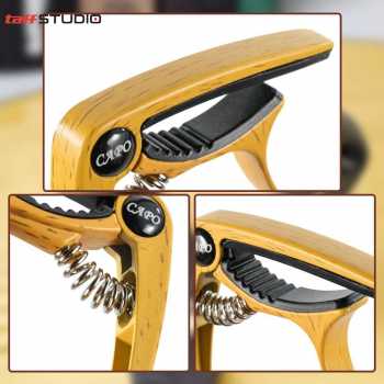 Gambar produk TaffSTUDIO Capo Gitar Zinc Alloy Bridge Pin Remover - QBJ