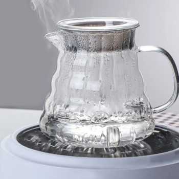 Gambar produk One Two Cups Teko Kopi Coffee Server V60 Drip Pour Over Borosilicate 800ml - XGS-36/60/80