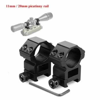PICANY Mounting Teleskop Rifle Scope Mount Ring Picatinny Rail 25.4mm - PR-15M