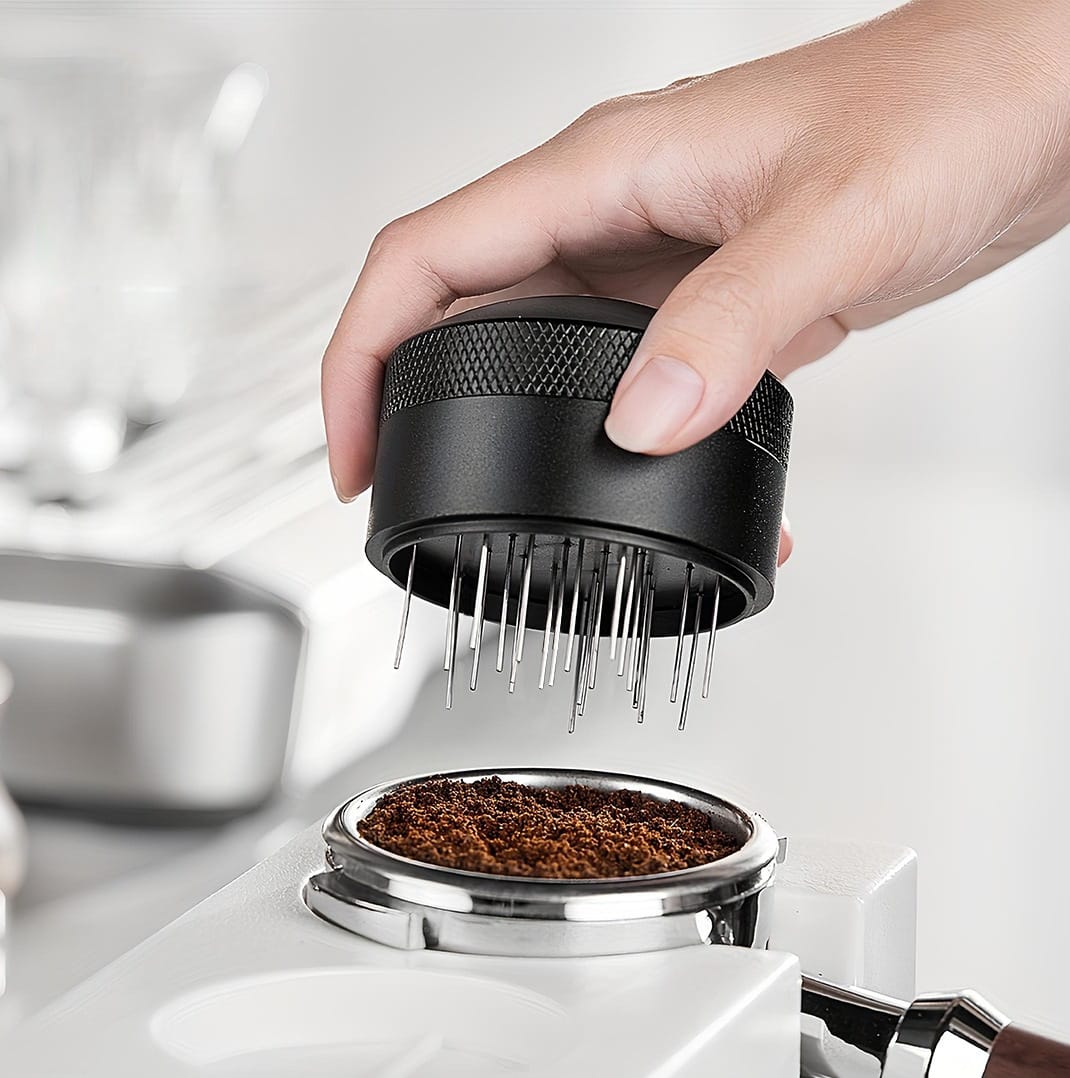 One Two Cups Jarum Kopi Espresso 21 Needle Distribution Tool 51mm - ZH-6 Gambar produk One Two Cups Jarum Kopi Espresso 21 Needle Distribution Tool 51mm - ZH-6