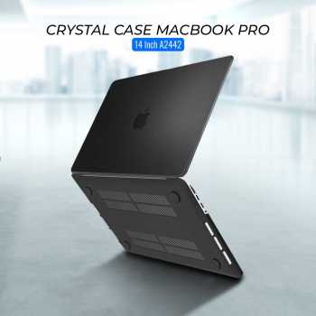 PFHEU Crystal Case Pelindung Laptop Cover MacBook Pro M2 M3 M4