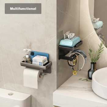 Gambar produk MOSHANG Gantungan Roller Tisu Kamar Mandi Toilet Paper Aluminium - M238