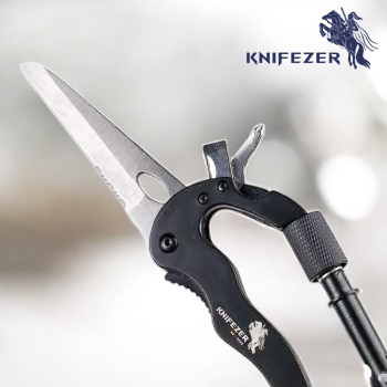 Gambar produk KNIFEZER Carabiner Pisau Lipat 5in1 Portable Knife Survival Tool EDC - RB-999B