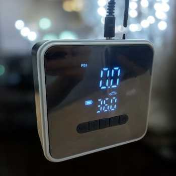 Gambar produk KESHI Pompa Ban Elektrik Portable Air Compressor DC 12V 150PSI - PR-718-NC