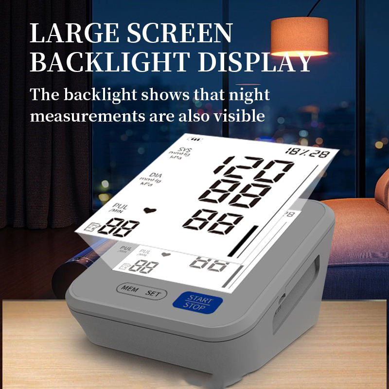 Kelang Tensimeter Digital Pengukur Tekanan Darah English Voice - B808 Gambar produk Kelang Tensimeter Digital Pengukur Tekanan Darah English Voice - B808