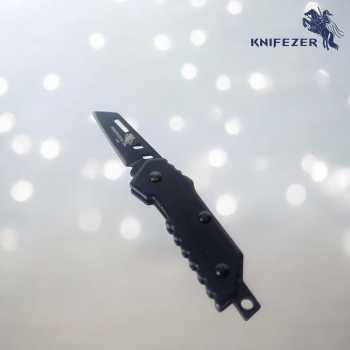 Gambar produk KNIFEZER Pisau Saku Lipat Mini Portable Keychain Survival Knife - Y238