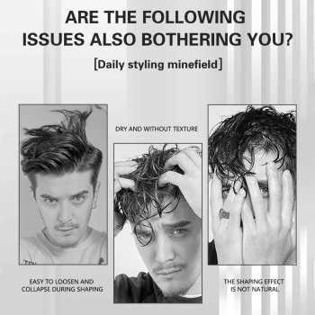 Gambar produk SNAVEDIO Pomade Rambut Styling Wax Water Based Matte Rexture 113g - SN-113