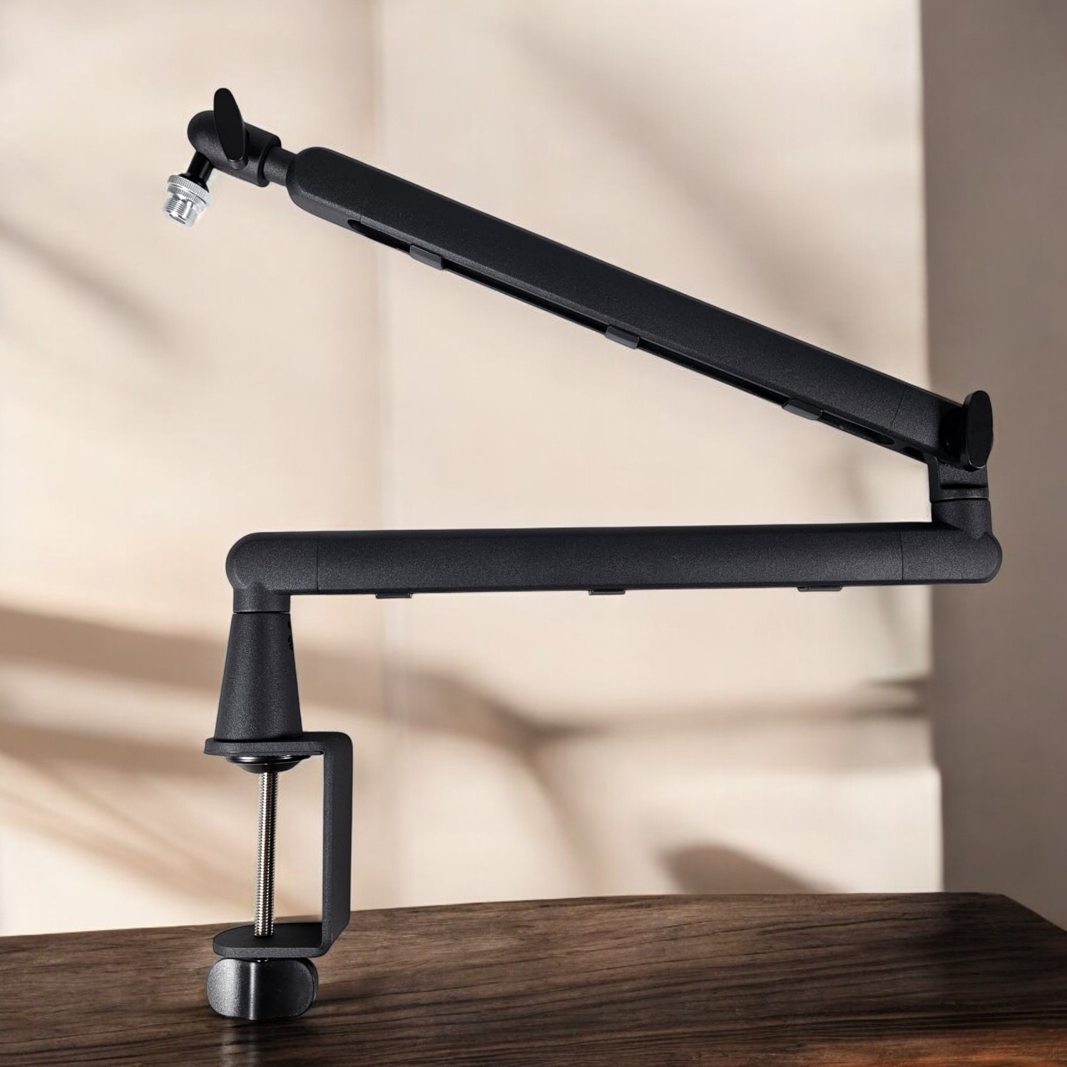 ABOYA Stand Microphone Boom Arm Lazypod Anti Shake - F10 Gambar produk ABOYA Stand Microphone Boom Arm Lazypod Anti Shake - F10