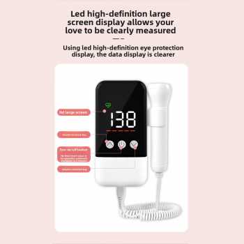 Gambar produk Villego Alat Deteksi Jantung Janin Fetal Doppler Heartrate 2.5MHz - KWL-101