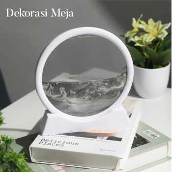 Sandbilder Pajangan Meja Dekorasi Pasir Hisap Gurun Quicksand 17.7cm - SB-3D